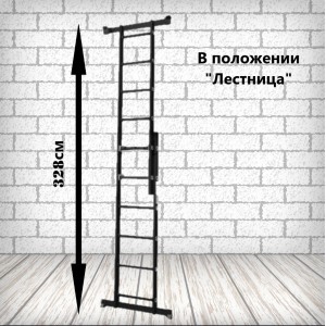 Лестница-помост ПРОФИ 2х7